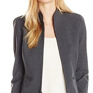 NEW Anne Klein Zip-Front Blazer
